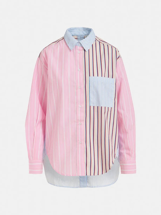 Camicia in Cotone a Righe Colorate - Essentiel Antwerp
