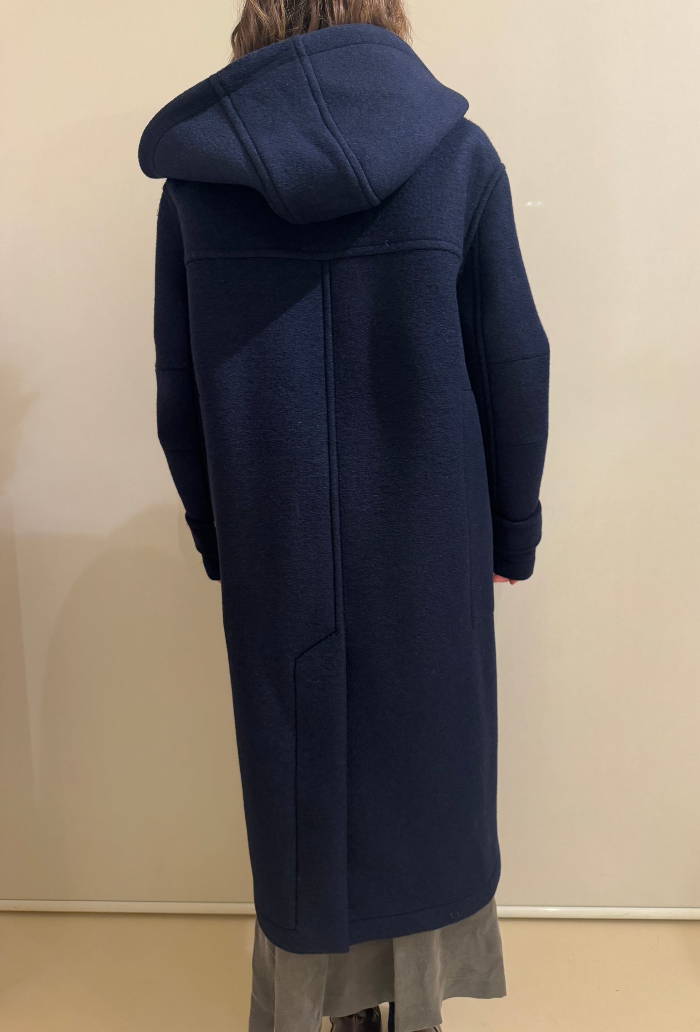 Cappotto Lungo Blu - Tela