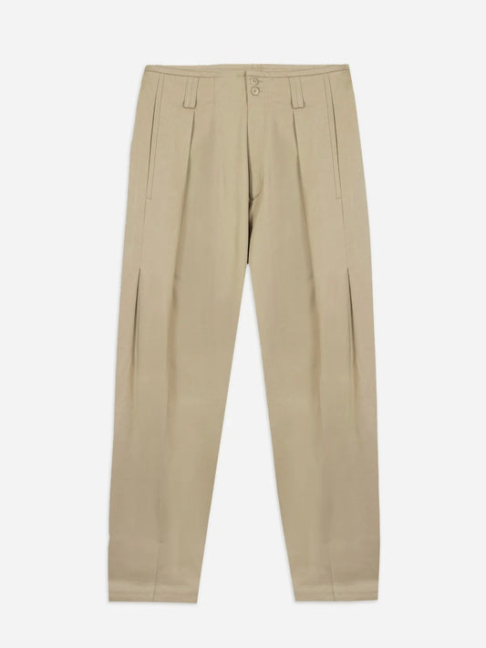 Pantaloni con Pinces Beige - Laurence Bras