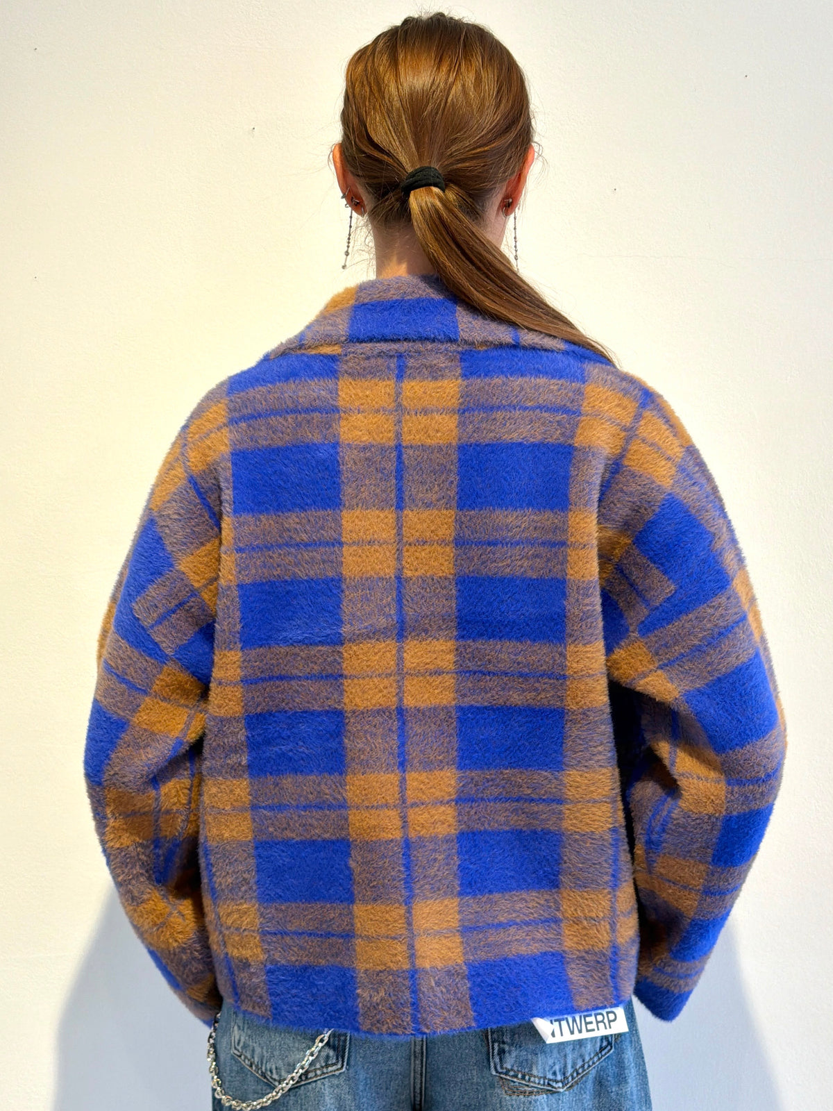 Cardigan Doppiopetto a Quadri - Essentiel Antwerp