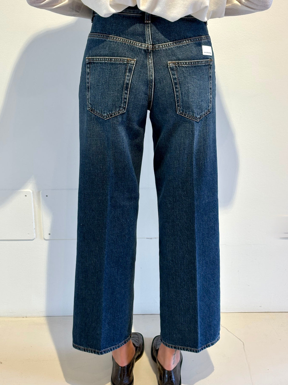 Jeans Cropped Wide-Leg - Nine In The Morning