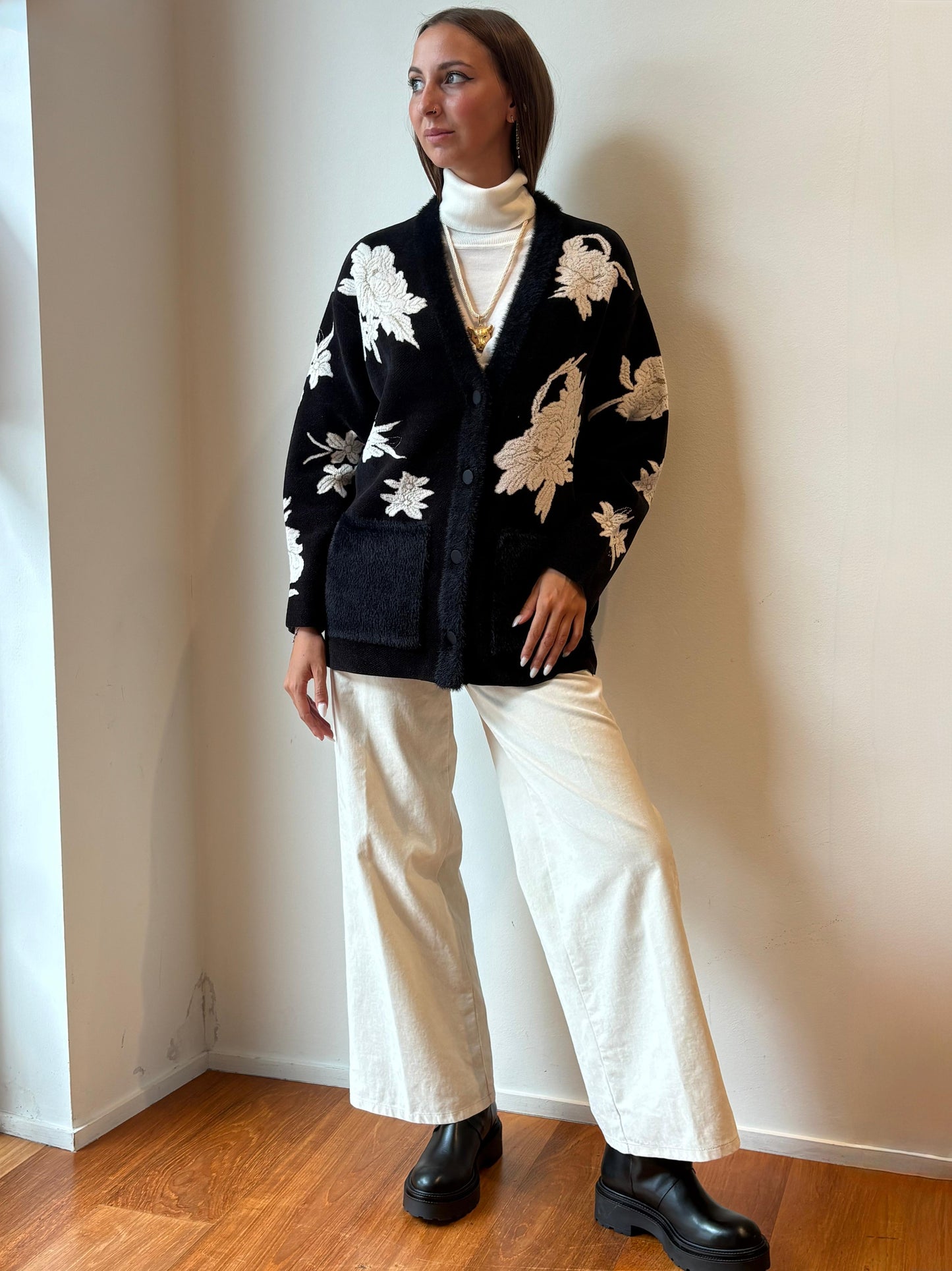 Pantalone Velluto Avorio - Forte Forte