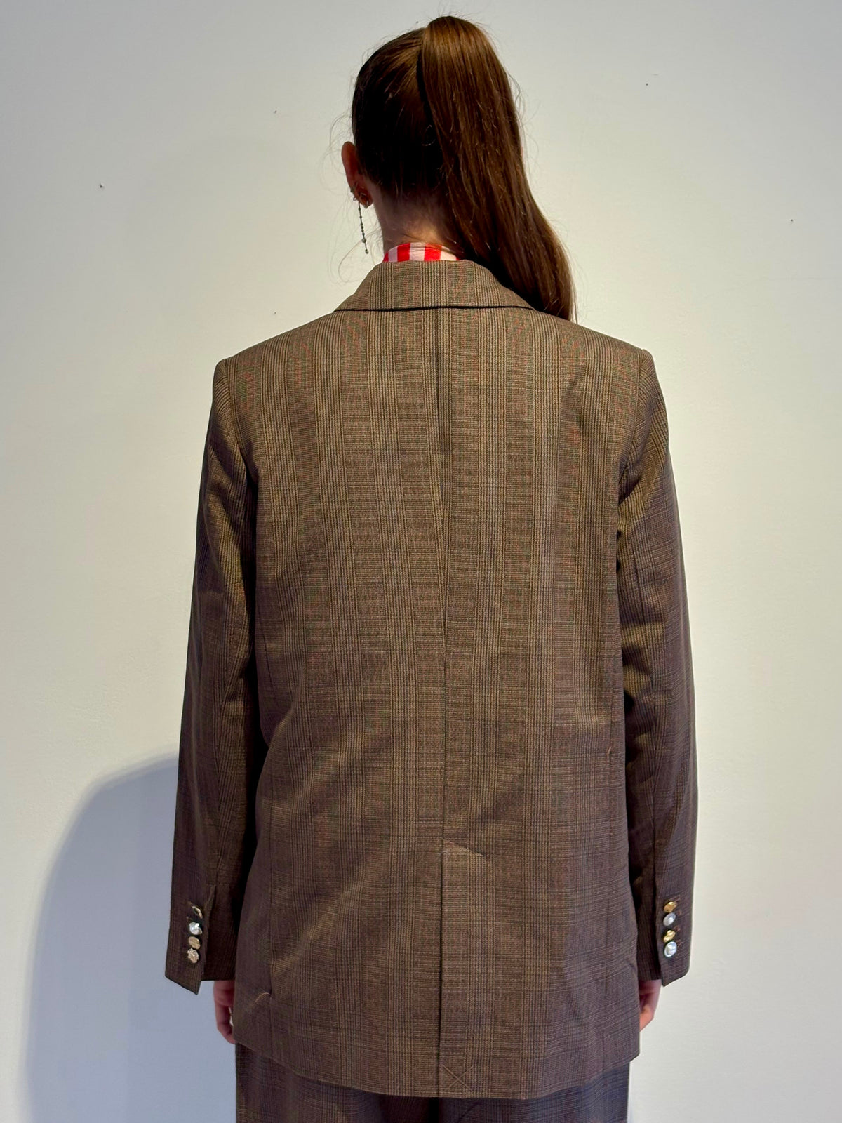 Blazer Doppiopetto a Quadri - Essentiel Antwerp