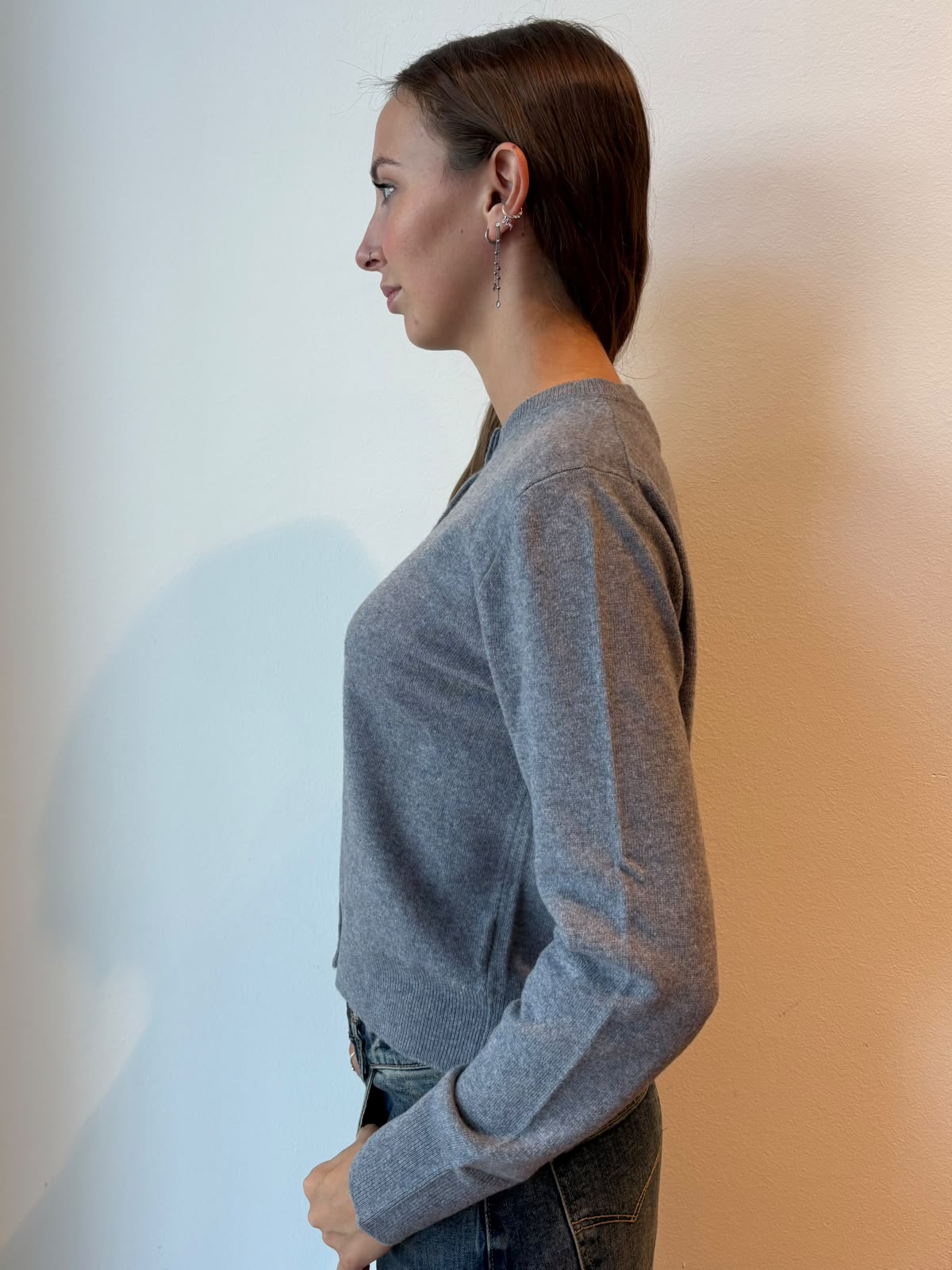 Cardigan in Lana Merino Ultrafine - In più colori - Daniele Fiesoli