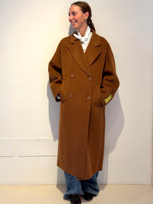 Cappotto Oversize Marrone - Essentiel Antwerp